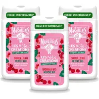 Le Petit Marseillais 3 x - Douchegel - Rode bessen & Munt - Hydraterend - 250ml - Voordeelverpakking - 3 stuks
