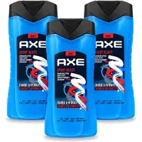 Axe 3 x - 3-in-1 Douchegel - Sport Blast - Energizing Citrus - Hydraterend - 250 ml - Voordeelverpakking - 3 stuks