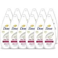 Dove 12 x Silky Velvet - Douchegel - Sulfaatvrij - 250 ml - Voordeelverpakking - 12 stuks