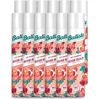 Batiste 12 x - Rose Gold - Droogshampoo - Zachte Rozengeur - Verfrist en Zorgt Voor Volume - 200ml - Voordeelverpakking - 12 stuks