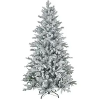 HOMCOM Kerstboom Kunststof, Metaal Ø110 x 180H cm Groen