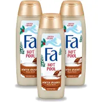 Fa 3 x - Douchegel - Winter Splashes Hot Pool Cacao - Warm & Verwarmend - Verzachtend - 250 ml - Voordeelverpakking - 3 stuks