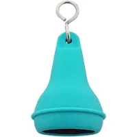 Combicraft Hotel sleutelhanger Mayfair met open onderkant 41x70mm turquoise - 50 stuks