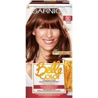 Garnier 1+1 gratis: Belle Color Permanente Crèmekleuring 50 Mahonie