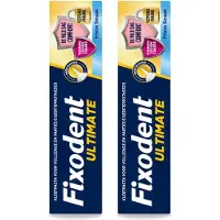 Fixodent 2 x – Kleefpasta – Ultimate Fresh – 40 g - Voordeelverpakking - 2 stuks