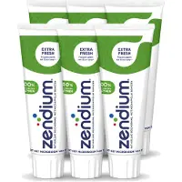 Zendium 6 x - Extra Fresh - Tandpasta - Natuurlijke Enzymen - 75 ml - Voordeelverpakking - 6 stuks