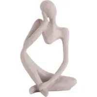 PT Living Decoratie Statue Imagine Polyresin Light Grey