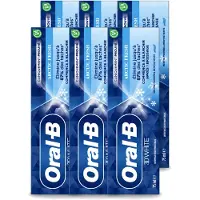 Oral-B 6 x - 3D White Arctic Fresh - Tandpasta - Whitening - Frisse Adem - 75 ml - Voordeelverpakking - 6 stuks