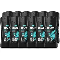 Axe 12 x - 3-in-1 Douchegel - Apollo - Sage & Cedarwood - 250 ml - Voordeelverpakking - 12 stuks