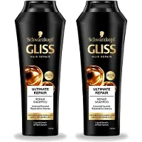 GLISS 2 x Kur – Shampoo – Ultimate Repair – 250 ml - Voordeelverpakking - 2 stuks