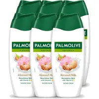 Palmolive 6 x – Douchegel – Almond Milk – 250 ml - Voordeelverpakking - 6 stuks