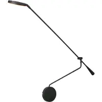 Steinhauer Wandlamp Soleil 2 zwart met lange zwenkarm