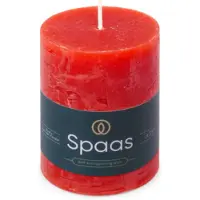 Spaas - Rustiek Kaars 70/95mm-rood