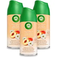 Air Wick 3 x - Luchtverfrisser Navulling - Witte Perzik - Automatische Spray - 250 ml - Voordeelverpakking - 3 stuks