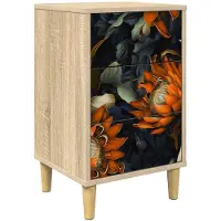 vidaXL Nachtkastje LOCHEM Sonoma Eiken 36 x 33 x 60 cm Bewerkt hout