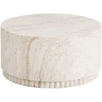 House Nordic Salontafel Bonn Fiberclay Naturel ø70cm