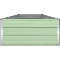 vidaXL Plantenbak Pastelgroen 480 x 100 x 45 cm Gegalvaniseerd staal