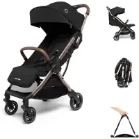 Maxi-Cosi Eva3 wandelwagen - Essential Black Champagne - Buggy - 0 - 4 jaar, 0 - 22 kg - Lichtgewicht & Compact