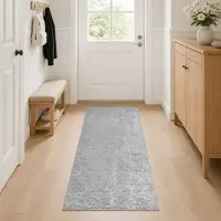 vidaXL Vloerkleed Grijs 80 x 100 cm 100% Polyester 3 mm Wasbaar