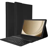Accezz Bluetooth Keyboard Bookcase voor de Samsung Galaxy Tab A9 Plus - QWERTY / NL - Zwart