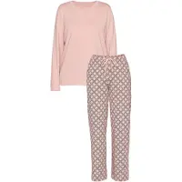 JOOP! Pyjama ' Loungewear ' antraciet / rosa