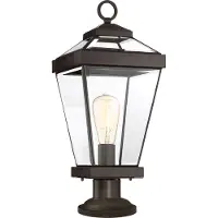 QUOIZEL Elstead Ravine buitenlamp, staande, E27, 52 cm, West-Brons, IP44