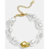 Yehwang Lumé - Kralen Armband - Stainless Steel - Goud - Jewellery by Mae