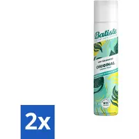 Batiste 2 x - Original - Droogshampoo - Klassieke Frisse Geur - Geeft Volume en Textuur - 200ml - Droogshampoo - Haarverzorging - - Fris Haar - Volume