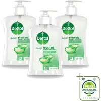 Dettol 3 x – Antibacteriële Handzeep – Aloë Vera – 250 ml - Grootverpakking - Vaatwasstrips - Handzeep - Antibacteriële Handzeep - Aloë Vera Handzeep - Hygiëne - Handhygiëne