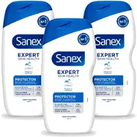 Sanex 3 x - Deskundige Huidgezondheid - Douchecrème - Beschermend - Alle Huidtypes - 400 ml - Voordeelverpakking - 3 stuks