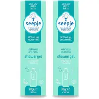 Seepje 2 x - Douchegel - Duurzaam & Handig - Eikenmos en Neroli - Navulling - 38 gr - Voordeelverpakking - 2 stuks