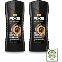 Axe 2 x – Douchegel – Dark Temptation – 250 ml - Wasstrips - Douchegel - Douchegel Mannen - Douchegel Dark Temptation - Douchegel Voor Mannen - Douchegel Voor Huid