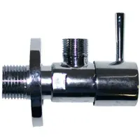 Boss & Wessing design hoekstopkraan rond 1/2 bux10mm chroom