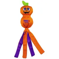 Kong halloween wubba ballistic jack-o-lantern oranje - 37x9x9 cm - Speelgoed Honden