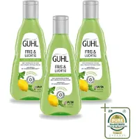 Guhl 3 x Shampoo, Fris & Luchtig - 250 ml - Voordeelverpakking - 3 stuks