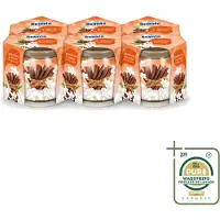 At Home 6 x - Scents - Geurkaars - Sandalwood & Jasmin - 70 g - Wasstrips - Geurkaars - Sandelhout - Jasmijn - Thuisgeur - Rustgevende Geur
