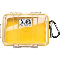 Peli 1020 Micro Case, aktentas/klassiek model, zwart, blauw, rood, transparant, geel, polycarbonaat, 12,1 cm, 5,4 cm, 17,3 cm