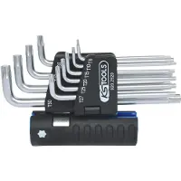 Ks Tools 920.2520 TX Haakse schroevendraaierset T 8, T 10, T 15, T 20, T 25, T 27, T 30, T 40, T 45, T 50 10-delig