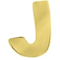 Lucardi Oorbellen 'Buchstabe' goud