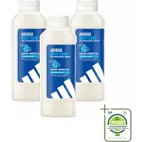 Adidas 3 x – Douchegel – Active Skin & Mind Deep Care – 400 ml - Grootverpakking - Vaatwasstrips - Hydratatie Na Sport - Huid Verzorging - Douchegel Sport - Glycerine Hyaluronate - Vegan Douchegel
