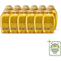 OGX 12 x - Apple Cider Vinegar - Shampoo - Clarify + Shine - 385 ml - Wasstrips - Apple Cider Vinegar Shampoo - Zuiverende Shampoo - Haar Glans - Haar Verfrissing - Haar Opfrissen