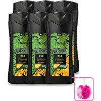 Axe 6 x - Douchegel - Wild - 400 ml - Bulkverpakking - Douchegel - Douchemop - Frisheid