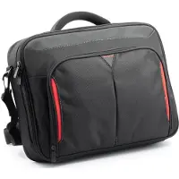 Targus Classic+ Clamshell laptophoes, 15,6 inch, stevige schoudertas met veiligheidsvoorzieningen