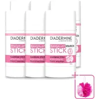 Diadermine 6 x - Essential Care - Cleansing Stick - Kombucha - 40g - Bulkverpakking - Huid reinigen - Douchemop - Huid verzorgen