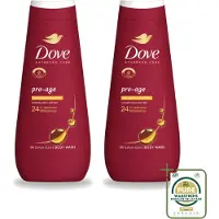 Dove 2 x – Douchegel – Pro Age Body Wash – 400 ml - Wasstrips - Douchegel Voor Rijpere Huid - Huidverzorging - Hydraterende Crème - Huidbarrière - Sulfaatvrije Douchegel