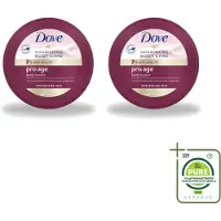 Dove 2 x – Bodycrème – Pro Age – 250 ml - Grootverpakking - Vaatwasstrips - Huidverzorging - Anti-ouderdom - Huidelasticiteit - Hydratatie - Bodycrème