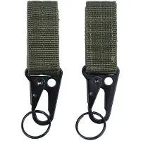 Fosco Molle snap hook with keyring 2-pack JFO03