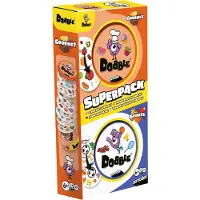 Zygomatic Dobble Superpack – 1 verpakking met 2 spellen en thema's – vanaf 6 jaar – Kaartspel voor 2-8 Spelers - Test je reacties!