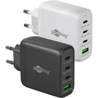Goobay USB multipoort snellader | 4 poorten | USB-A & USB-C | 68W | GaN | Power Delivery | Wit
