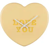 Karlsson Klok Heart Candy Soft Yellow